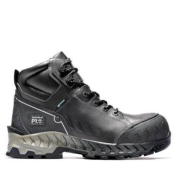 Timberland Férfi PRO Work Summit 6-Inch Composite-Toe Munkavédelmi Bakancs Fekete